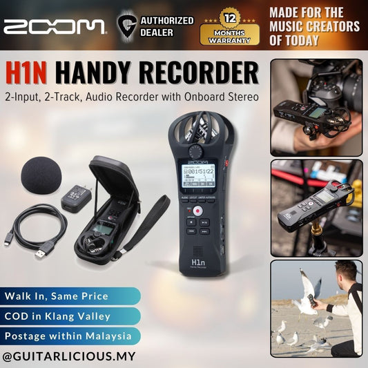 Zoom H1n-VP 2-channel Handy Recorder ( H-1n / H1 / H1N VP )