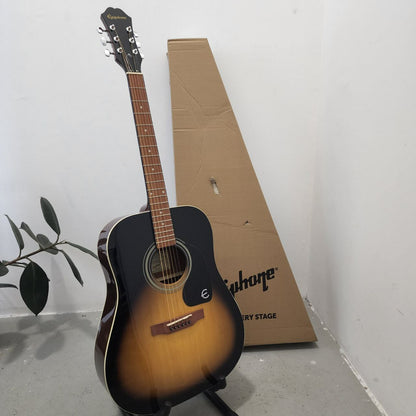 EPIPHONE DR-100 Songmaker 41 inch Dreadnought Acoustic Guitar - Vintage Sunburt ( DR100 / DR 100 / SB )