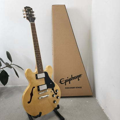 Epiphone ES-339 Hollowbody with Double Humbucker (HH) Electric Guitar - Natural (ES339 / ES 339 / NT)