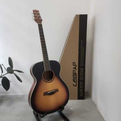 LEGPAP AH-OM102 Grand Auditorium 41 inch Acoustic Guitar (AHMO102)