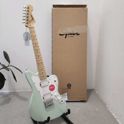 FENDER Squier Mini Jazzmaster HH Electric Guitar, Maple FB, Surf Green