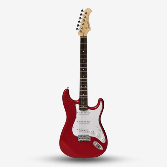 Bacchus BST-1R Universe Series Rosewood Fretboard, Stratocaster Electric Guitar w/ Bacchus SSS Pickups - Candy Apple Red