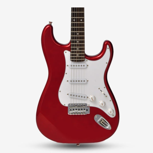 Bacchus BST-1R Universe Series Rosewood Fretboard, Stratocaster Electric Guitar w/ Bacchus SSS Pickups - Candy Apple Red