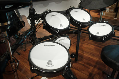 Sudoku Lucas 8S + HH Stand Gen3 Series Full Mesh Electronic Drum w/Drumsticks, Headphone, Pedals ( LUCAS8S / Lucas-8S )