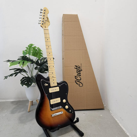 JCraft JZ J-Master / Jazzmaster Electric Guitar with Maple Fretboard and Open HH Pickup ( JZ-1 / JZ1 )