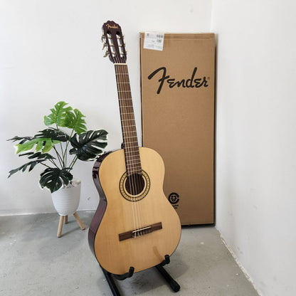 FENDER ( FC-1 / FC1 ) Nylon String Classical Guitar , Walnut FB