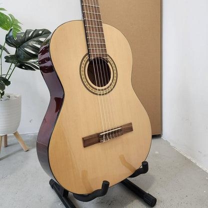 FENDER ( FC-1 / FC1 ) Nylon String Classical Guitar , Walnut FB