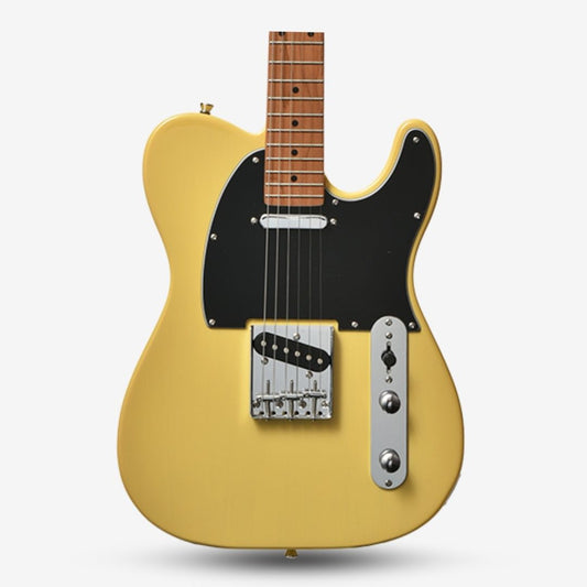 Bacchus BTE-1-RSM/M Roasted Maple Fretboard, Telecaster Electric Guitar w/ Bacchus S-S Pickup - Butterscotch Blonde