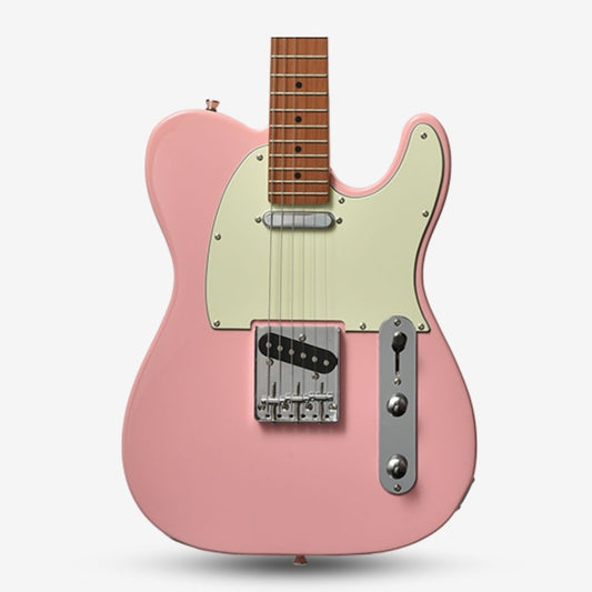 Bacchus BTE-1-RSM/M Roasted Maple Fretboard, Telecaster Electric Guitar w/ Bacchus S-S Pickup - Shell Pink ( BTE BTE1 )