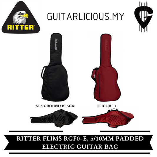 Ritter Flims RGF0-E, 5 and 10 mm Padded Electric Guitar Bag ( RGF0-E / RGF0 E )