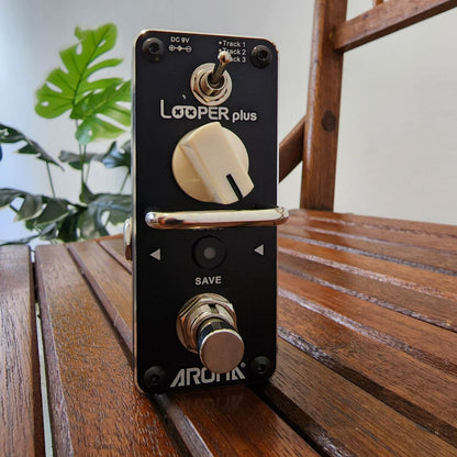 Aroma ALP-3S Looper Effect Pedal with 3 Channel Recording and USB interface (ALP38 / ALP 38)