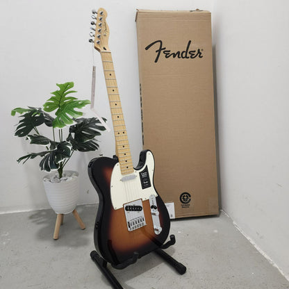 FENDER Player Single-Coil Pick Up Telecaster Electric Guitar, Maple Fretboard , 3-Tone Sunburst