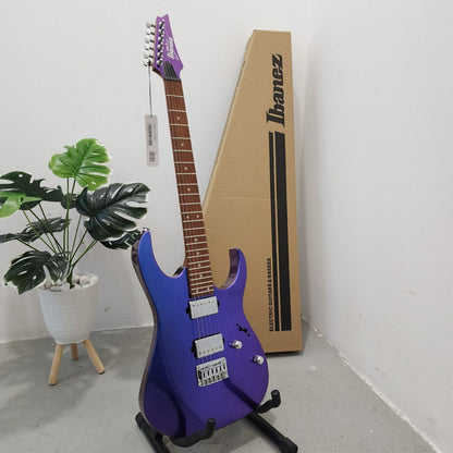 Ibanez Gio RG GRG121SP Double Humbucker (HH) Electric Guitar - Blue Metal Chameleon (GRG121SP-BMC / GRG-121-SP / GRG121)