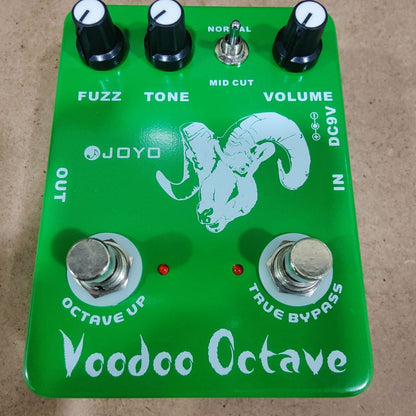 Joyo JF-12 Voodoo Octave Germanium Fuzz 60's Rock Electric Guitar Effect Pedal with MID Cut JF12