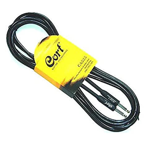 Cort CA525 15ft Noiseless Guitar Cable - Black