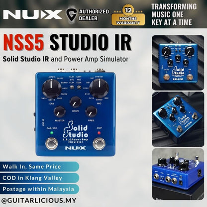 NUX NSS5 Solid Studio IR and Power Amp Simulator ( NSS-5 )