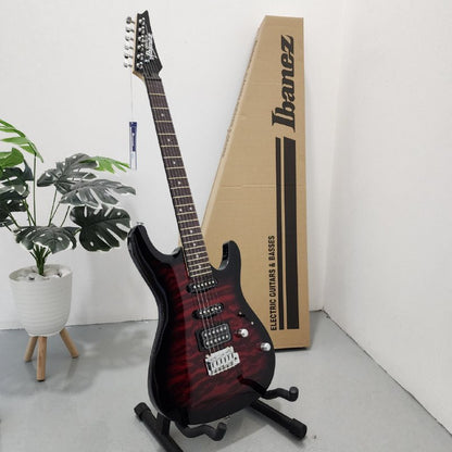 Ibanez GIO GSA60QA with HSH Electric Guitar - Transparent Red Burst (GSA60QA-TRB/ GSA 60QA )