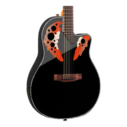 Sqoe CE44P 41 " Turtle Backed Grape Sound Hole Acoustic Guitar (SQOE / CE44P-41/ CE44P 41 )