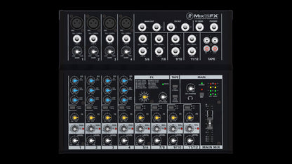 Mackie Mix12FX 12-Channel Compact Mixer with Effects (Mix-12 / MIX12)