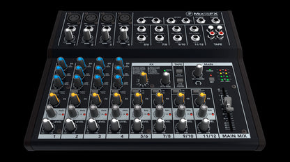 Mackie Mix12FX 12-Channel Compact Mixer with Effects (Mix-12 / MIX12)