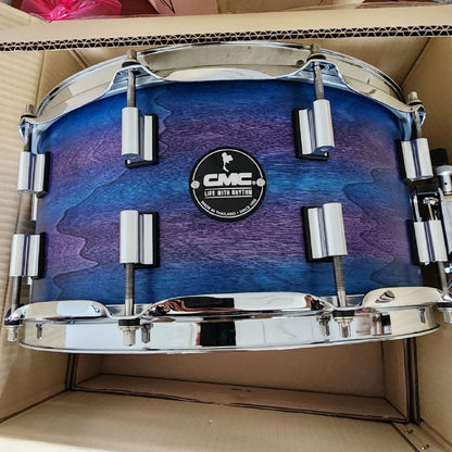 CMC Prelude 10ply Poplar 14" x 7" Snare Drum (Made in Thailand) - Blue