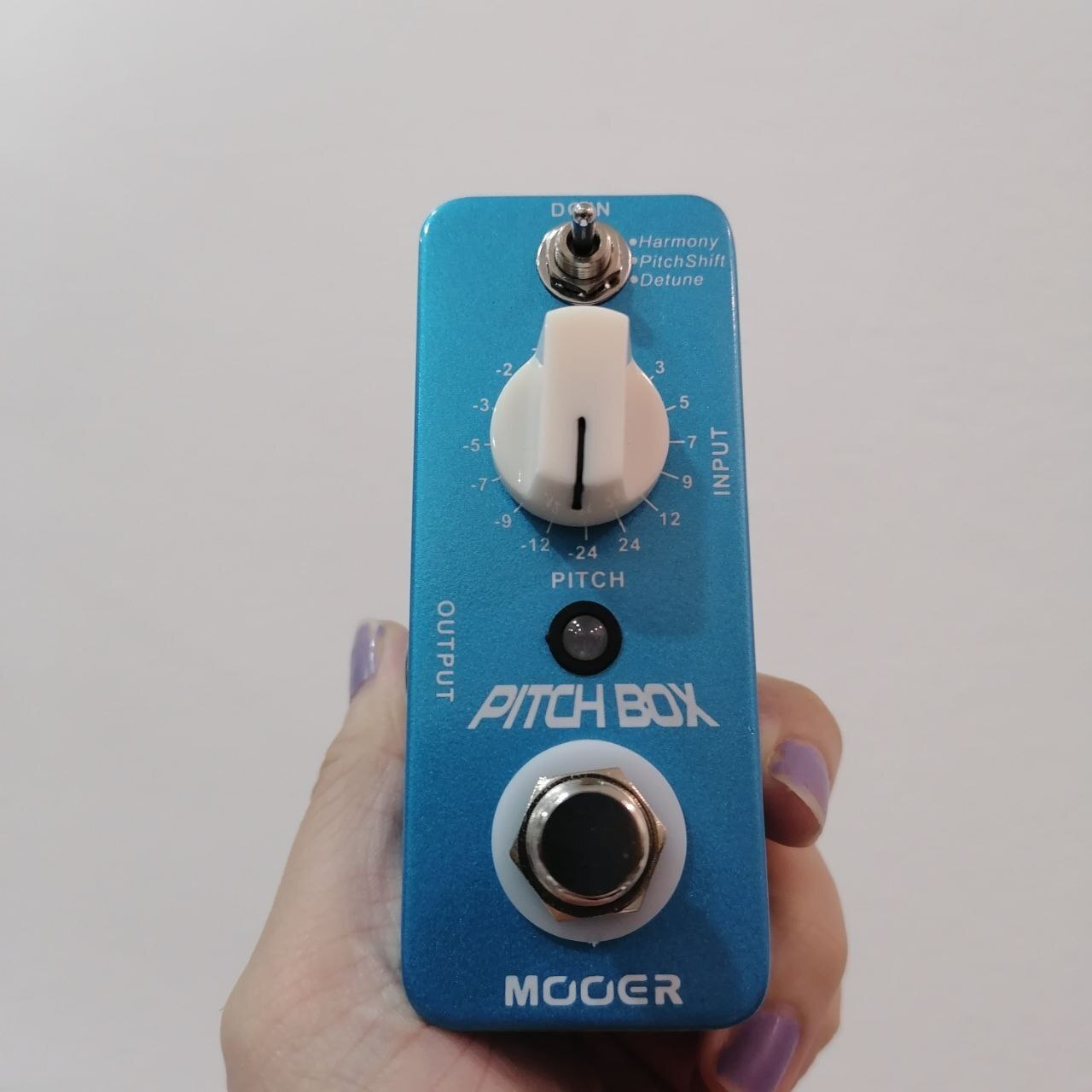 Mooer MPS1 Pitch Box Harmony Pitch-Shift Micro Guitar Pedal Effect