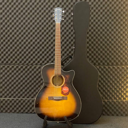 Fender CC-140SCE Concert Electro Acoustic Guitar with Preamp, Sunburst (CC 140SCE / CC140E )