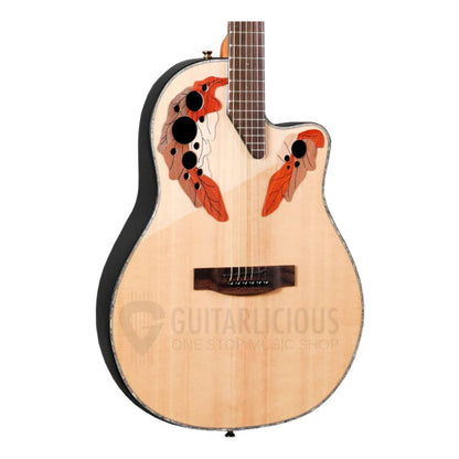 Sqoe CE44P 41 " Turtle Backed Grape Sound Hole Acoustic Guitar (SQOE / CE44P-41/ CE44P 41 )