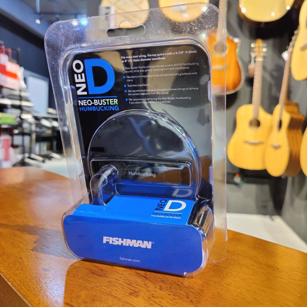 Fishman Neo-Buster Humbucker Soundhole Acoustic Guitar Pickup and