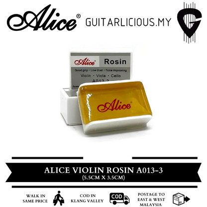 Rosin | Alice Violin Rosin | Pitch Friction-increasing Resin | Bow Rosin | Violin Viola Erhu Cello (A013)