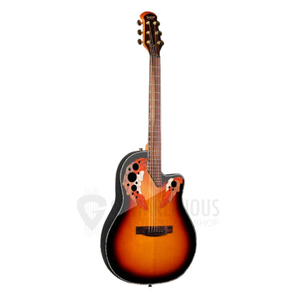 Sqoe CE44P 41 " Turtle Backed Grape Sound Hole Acoustic Guitar (SQOE / CE44P-41/ CE44P 41 )
