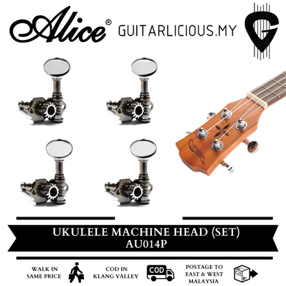 Alice Ukulele Machine Head / Tunning Peg (Set) - AU014P (4 PCS) - AU014P