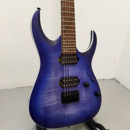 Ibanez RGA42FM Electric Guitar with HH Pick up - Blue Lagoon Burst Flat ( RGA42FM-BLF / RGA )