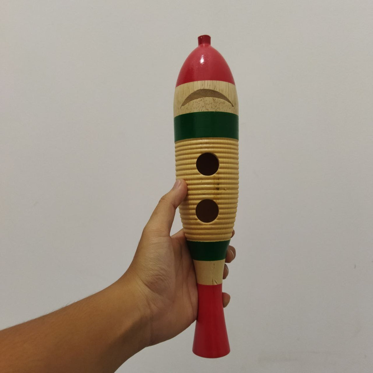 Rod Instrument Fish Shaped Guiro Musical Percussion Instrument Thread Single Ring Rod ...