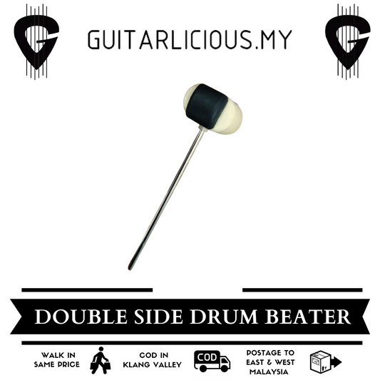 2 Sides Drum Beater Hammer Kick Foot Pedal Felt Head for Drummer (ZSA1+A)