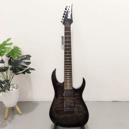 Ibanez Gio GRX70QA Electric Guitar - Transparent Black Burst (GRX70QA-TKS)