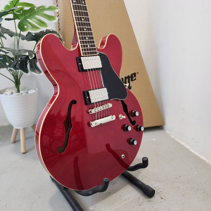 Epiphone ES-335 Pro Semi-Hollowbody with Double Humbucker (HH) Electric Guitar - Cherry (ES335 / ES 335 )