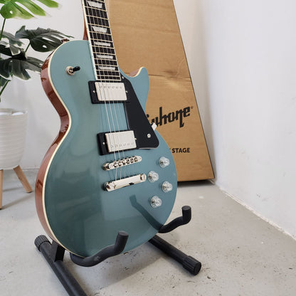 Epiphone Les Paul Modern Double Closed Humbucker Electric Guitar - Faded Pelham Blue (EILM-FPE-NH1)