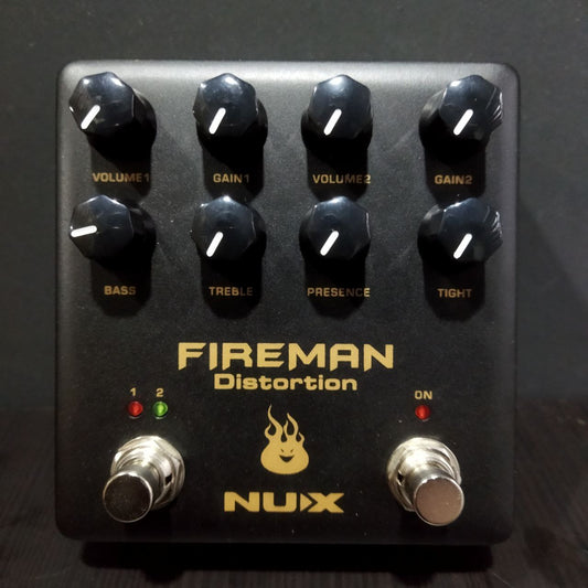 NUX NDS5 Fireman Dual Channel Distortion Guitar Effects Pedal ( NDS-5 )