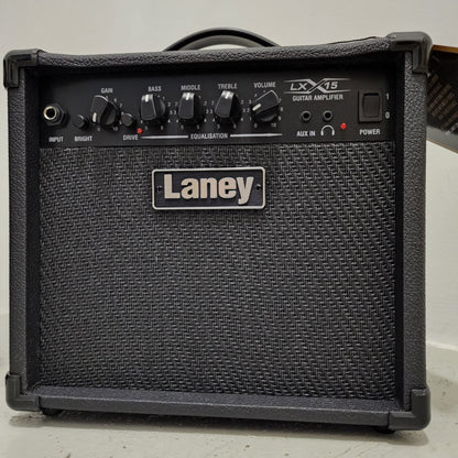 Laney LX 15-watt 2×5″ Combo Amplifier Active Speaker (LX15 / LX-15 / 15w)