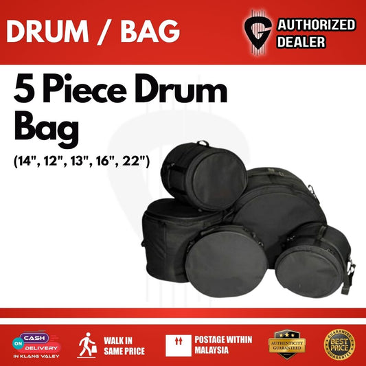 5 Piece Drum Bag (14", 12", 13", 16", 22") - BO/DSBT