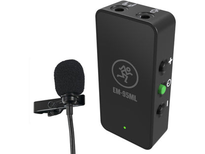Mackie EM-95ML Lavalier Microphone with In-Line Amplifier for Smartphones