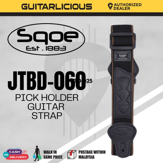 Sqoe JTBD-060 Pickholder Guitar Strap