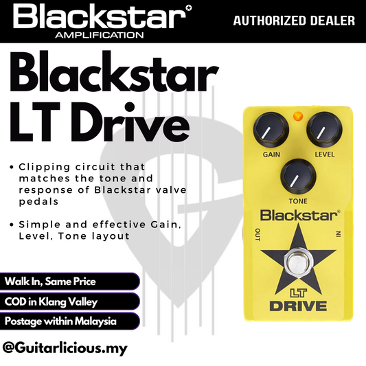 Blackstar LT Drive – Guitar Effect Pedal ( LT Pedal / LT-DRIVE / LTDRIVE )