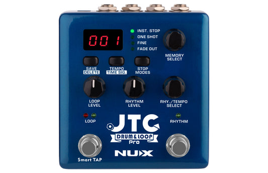 Nux NDL-5 JTC Drum And Loop Pro Dual Switch Looper Guitar Effects Pedal ( NDL5 / NDL 5 )