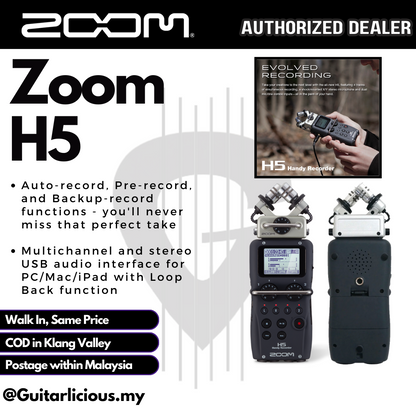 Zoom H5 Handy Audio Recorder ( H5 / H-5 )