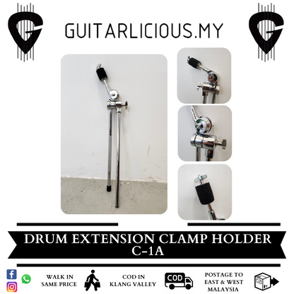 Drum Extension Clamps Holder Adjustable Extension Boom Arm Cymbal Holder C-1A