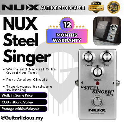 NUX Reissue Series Steel Singer Drive Pedal