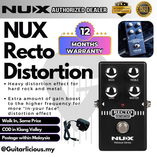 NUX Reissue Series Recto Distortion Pedal