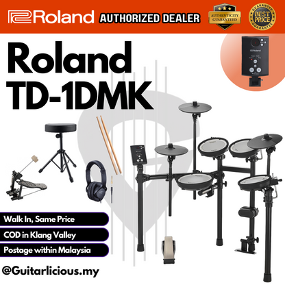 Roland TD-1DMK V-Drums Electronic Basic Drum Set with Headphone (TD1DMK / TD-1)